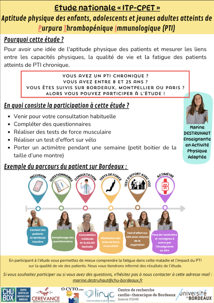 Etude nationale ITP-CPET